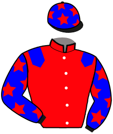 casaque portée par Verneuil Q. B. jockey du cheval de course ILLIMITEE, information pmu ZETURF