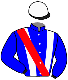 casaque portée par Madamet A. jockey du cheval de course TERRATINO FIRE, information pmu ZETURF