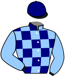 casaque portée par Martin G. jockey du cheval de course LADY DE GREZ, information pmu ZETURF