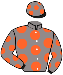 casaque portée par Condette J. jockey du cheval de course JAMIE LEE WHITE, information pmu ZETURF