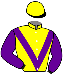 casaque portée par Moriceau A. jockey du cheval de course KIWIDOR, information pmu ZETURF