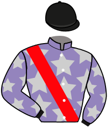 casaque portée par Forest M. jockey du cheval de course TORPILLON, information pmu ZETURF
