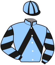 casaque portée par Ensch N. jockey du cheval de course KRISTALE TONIC, information pmu ZETURF