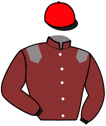 casaque portée par Guelpa J. jockey du cheval de course KEBBIE, information pmu ZETURF