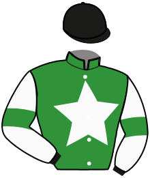 casaque portée par Schotter Mlle C. jockey du cheval de course KARLITA DU THEOLAT, information pmu ZETURF