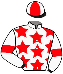 casaque portée par Lalande L. jockey du cheval de course LOLLIPOP CABIRAT, information pmu ZETURF