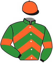 casaque portée par Delpech F. jockey du cheval de course IRIS DU SAP, information pmu ZETURF
