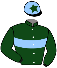 casaque portée par Nobili M. jockey du cheval de course GRAAL OF SUNDAY, information pmu ZETURF