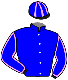casaque portée par Monclin J. Ph. jockey du cheval de course MALICE DE FRECA, information pmu ZETURF