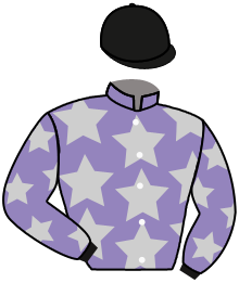 casaque portée par Forest M. jockey du cheval de course NOCTURNE BLOU, information pmu ZETURF