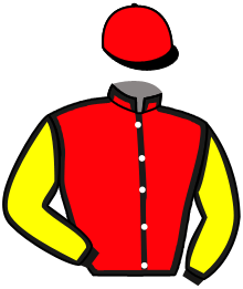 casaque portée par Bazire P. jockey du cheval de course SAWATDEE KHA, information pmu ZETURF
