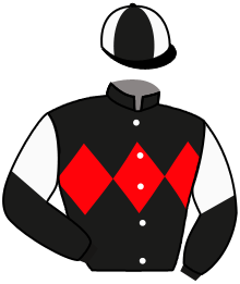 casaque portée par Bazire P. jockey du cheval de course CANDYMAN, information pmu ZETURF