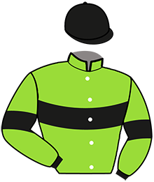 casaque portée par Mangione R. jockey du cheval de course HOROS, information pmu ZETURF