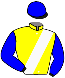 casaque portée par Seidl M. jockey du cheval de course MAAVAH, information pmu ZETURF