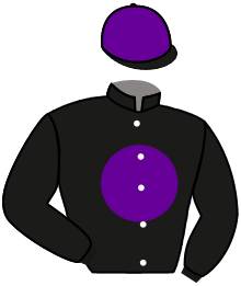 casaque portée par Tabet H. jockey du cheval de course MITCHOUKA, information pmu ZETURF