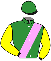 casaque portée par Raffin E. jockey du cheval de course IRONIE DE CHENU, information pmu ZETURF