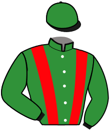 casaque portée par Charlot M. X. jockey du cheval de course JIKA SAUTONNE, information pmu ZETURF
