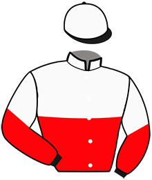casaque portée par Lannoo Gee. jockey du cheval de course MILLEMIA IMPERIALE, information pmu ZETURF
