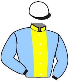 casaque portée par Rotsaert Man. jockey du cheval de course LORPHEON DU BOCAGE, information pmu ZETURF