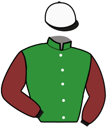 casaque portée par Fermon J. jockey du cheval de course JAPON YAMM, information pmu ZETURF