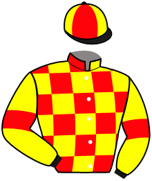 casaque portée par Henon Vin. jockey du cheval de course HOGAN DE HOUELLE, information pmu ZETURF