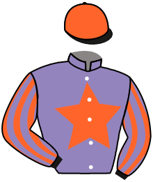 casaque portée par Valle Skar Mlle F. jockey du cheval de course MIEUX QUE PAPA, information pmu ZETURF