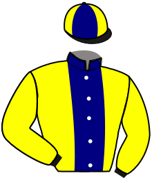 casaque portée par Bizoux Lor. jockey du cheval de course KALINA DE LAURIERE, information pmu ZETURF