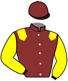 casaque portée par Roussel And. jockey du cheval de course KABRELLA, information pmu ZETURF