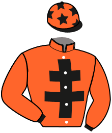 casaque portée par Jahrisch Mme Emm. jockey du cheval de course KEMPES DE LOU, information pmu ZETURF
