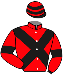 casaque portée par Thomain D. jockey du cheval de course KASH DIBAH, information pmu ZETURF