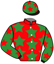 casaque portée par Chavatte A. A. jockey du cheval de course KEZURA LORRAINE, information pmu ZETURF