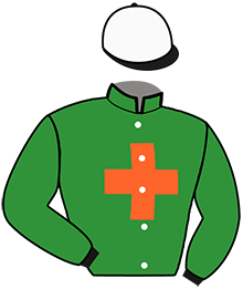 casaque portée par Wartel F. A. jockey du cheval de course GLAMOUR DU PONT, information pmu ZETURF