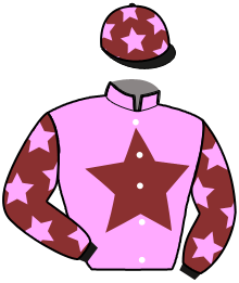 casaque portée par Cerisier J. jockey du cheval de course MARA DES OIES, information pmu ZETURF