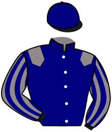 casaque portée par Angot A. jockey du cheval de course LIZETTE DE VAU, information pmu ZETURF
