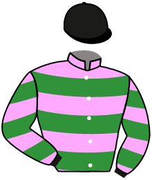 casaque portée par Lebouc Hug. jockey du cheval de course AMICIS, information pmu ZETURF
