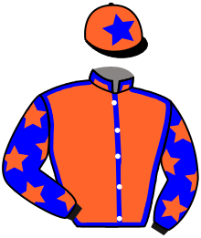 casaque portée par Boisseau L. jockey du cheval de course PAMELA BOUM, information pmu ZETURF