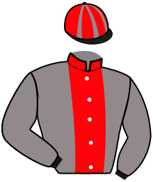 casaque portée par Baudouin L. jockey du cheval de course KWARTZ SIBEY, information pmu ZETURF