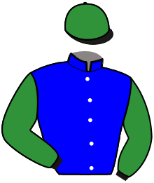 casaque portée par Brossard N. R. jockey du cheval de course KINCI DE BERCE, information pmu ZETURF