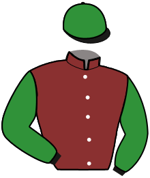 casaque portée par Crespel D. jockey du cheval de course GHOST DE BEAULIEU, information pmu ZETURF