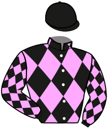 casaque portée par Gout Th. jockey du cheval de course LUBERON DE LA CRAU, information pmu ZETURF