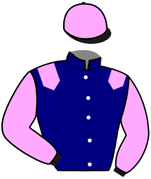 casaque portée par Lacomblez Mme Emm. jockey du cheval de course JISSY DU CAP VERT, information pmu ZETURF