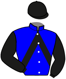 casaque portée par Collette A. jockey du cheval de course HUNMEC SOMOLLI, information pmu ZETURF