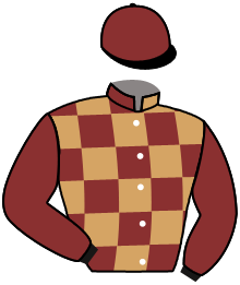 casaque portée par Chevillard T. jockey du cheval de course ITS NOW, information pmu ZETURF