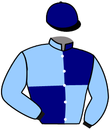 casaque portée par Le Quilleuc S. jockey du cheval de course KEYKO, information pmu ZETURF