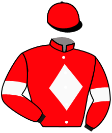casaque portée par Werle A. jockey du cheval de course SORIANE, information pmu ZETURF