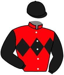 casaque portée par Dumouch Th. jockey du cheval de course LAYLA DU BREUIL, information pmu ZETURF
