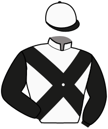 casaque portée par Poteaux Mr Tho. jockey du cheval de course KATOVICE, information pmu ZETURF
