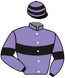 casaque portée par Blais Adr. jockey du cheval de course BAHIOSUN, information pmu ZETURF
