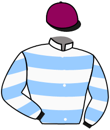 casaque portée par Mula Fra. jockey du cheval de course TIPPERARY SUNSET, information pmu ZETURF