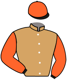 casaque portée par Beaurain T. jockey du cheval de course ILLICO, information pmu ZETURF